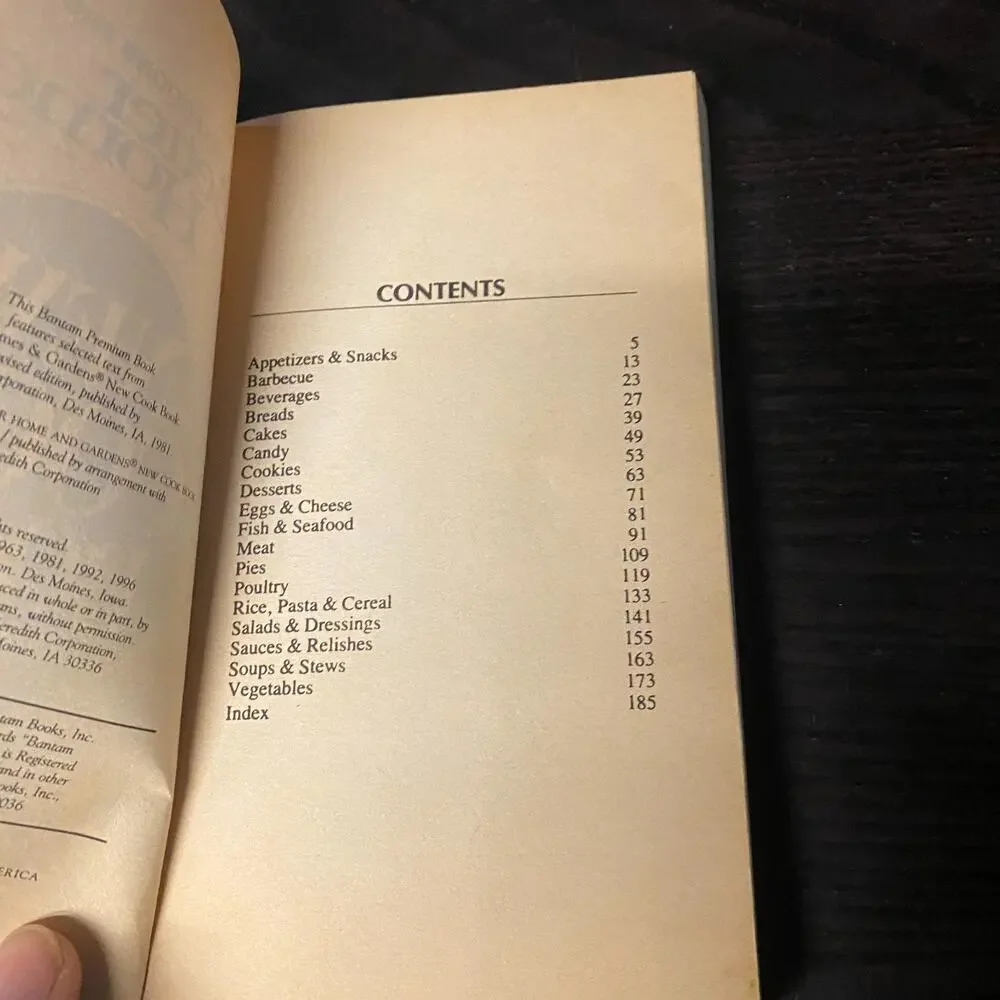Better Homes and Gardens New Cookbook 1996